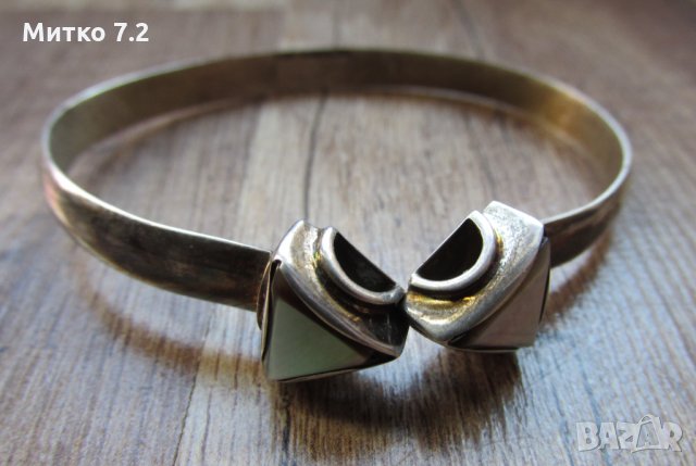 дамска сребърна гривна - 5