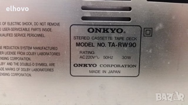 Дек Onkyo TA-RW90, снимка 6 - Декове - 29584300