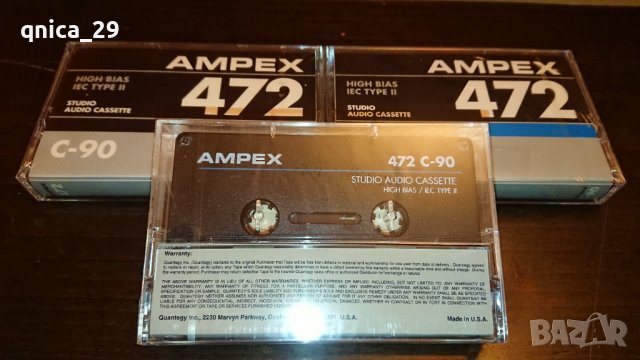 Ampex 472 c-90 / c-10, снимка 2 - Декове - 38894796