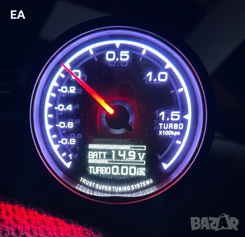 Бууст метър boost meter измервателен уред за турбо, снимка 2 - Части - 53703147