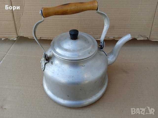 Стар алуминиев чайник български, снимка 3 - Аксесоари за кухня - 35484988