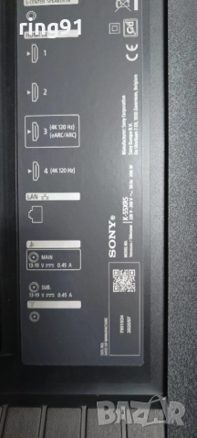 T-Con - ST5461D20-C-C-1 TV Sony K-55XR5, снимка 4 - Части и Платки - 52623799