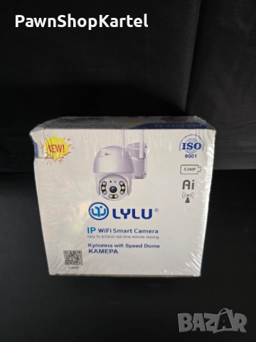 Продавам куполна IP WIFI смарт камера LYLU c с 5.0MP резолюция. Нова.