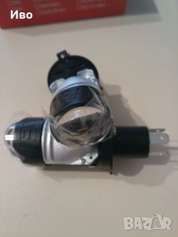 Лед крушки Laser X1 Н4 12V 100W с вградени лупи, снимка 3 - Аксесоари и консумативи - 53214605