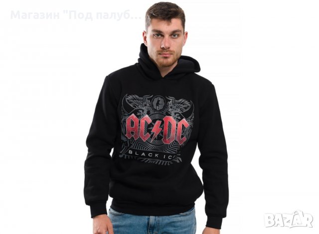 Нов мъжки суичър с дигитален печат AC/DC - Black Ice, снимка 10 - Суичъри - 27636102