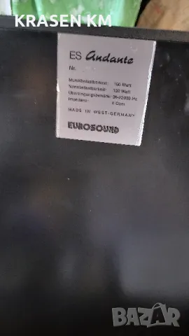 Eurosound es andante, снимка 10 - Тонколони - 49488506