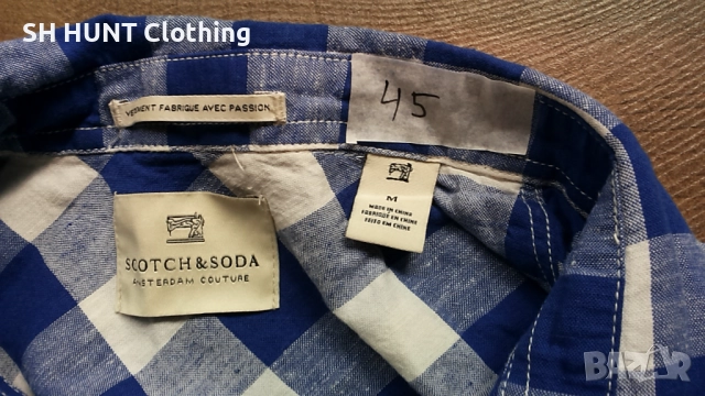 Scotch i Soda Original Shirt размер M оригинална ленена риза 45-3, снимка 7 - Ризи - 52695256