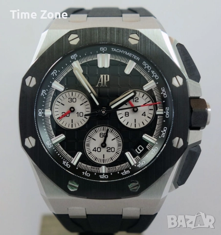 Audemars Piguet Royal Oak Offshore Chronograph 43mm Khaki & Ceramic Bezel, снимка 17 - Мъжки - 52999054