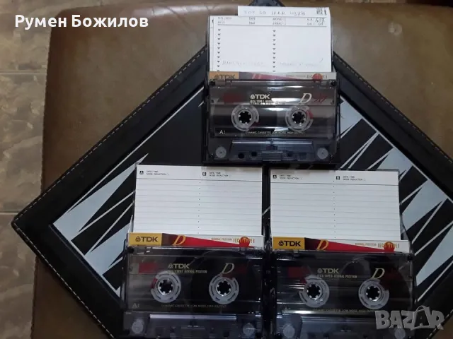 10 много запазени касети TDK D със записи, снимка 4 - Аудио касети - 49758462