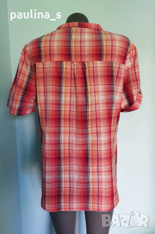 Разкошна дамска риза с къси ръкави с регулация "Estelle"® / голям размер , снимка 5 - Ризи - 36563946