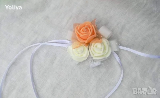 Сватбени бутониери и гривни, снимка 3 - Гривни - 51161441