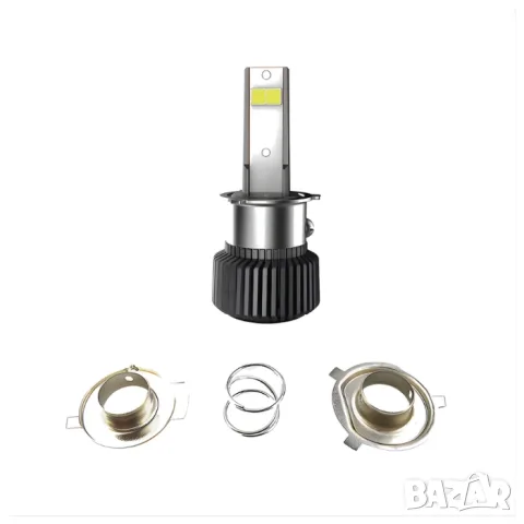 LED крушка H4 за мотоциклет 12V 15 W студено бяла