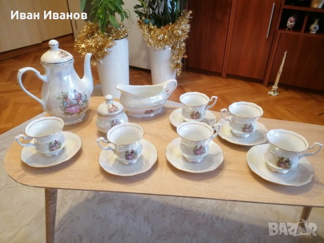 красив  романтичен  полски ретро сервиз -  Chodziez , снимка 2 - Други - 35264016