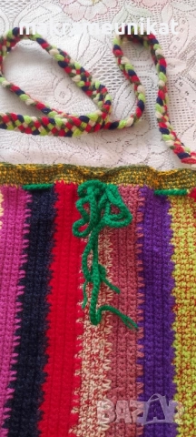 Продавам плетена торба за народна носия, декорация за механа, битов кът, , снимка 3 - Декорация за дома - 49235222