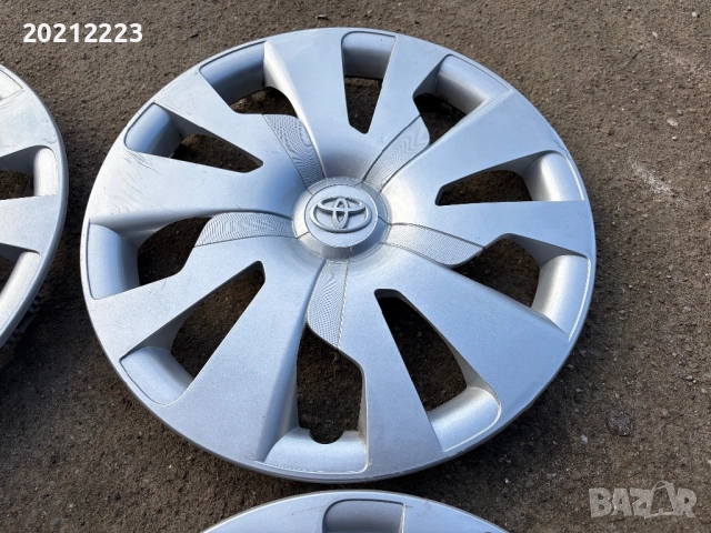 4 броя оригинални тасове за Toyota Yaris 15, снимка 7 - Аксесоари и консумативи - 52928401