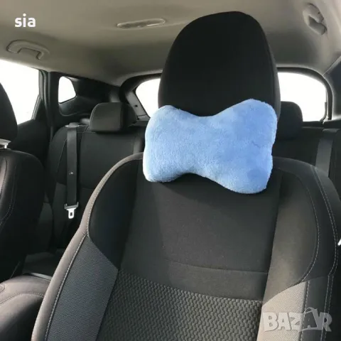 Възглавница за подглавник, Синя