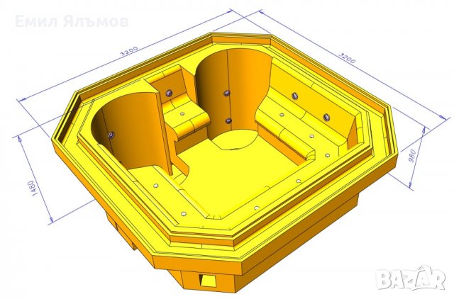 Термо басейни от стиропор, епс, снимка 7 - Ремонти на баня - 39335683
