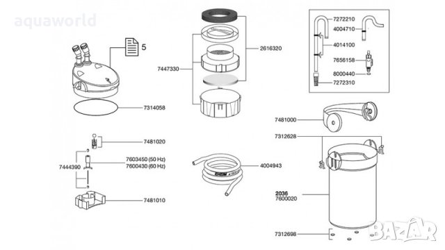 "ПРОМОЦИЯ" Външен Филтър EHEIM Ecco Pro 300, снимка 4 - Оборудване за аквариуми - 39520771