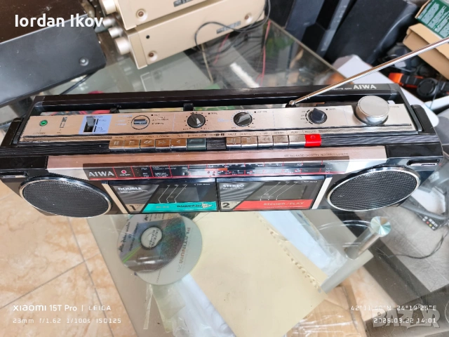 Aiwa CS-W220, снимка 4 - Радиокасетофони, транзистори - 53938695
