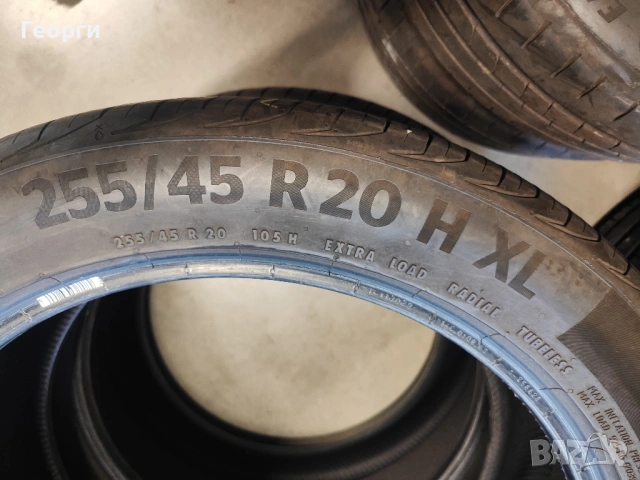 2бр.летни гуми 255/45/20 Continental, снимка 5 - Гуми и джанти - 54194494