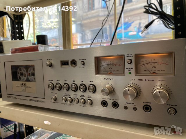 Дек Akai GXC-760D Като нов 3-глави 2 мотора, сервизиран, с нови ремъци и тонролки, снимка 2 - Декове - 33786338