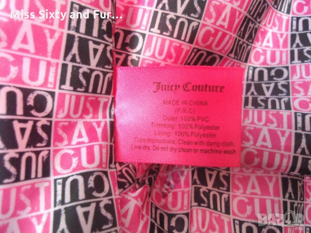 JUICY COUTURE-нова розова чанта-50 см. ширина х 34 см. височина, снимка 6 - Чанти - 29554767