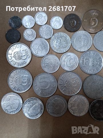 Монети Швеция , снимка 2 - Нумизматика и бонистика - 42920275