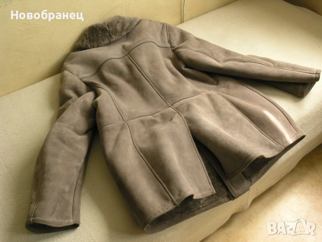 Зимно мъжко палто ,овча кожа , снимка 4 - Палта - 54278913