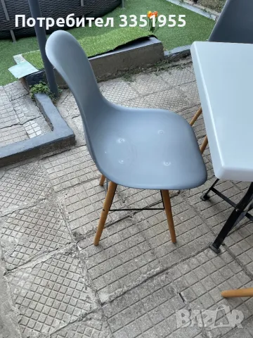 Трапезни столове 4 броя и маса, снимка 3 - Столове - 47453078