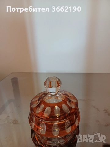 Захарница Бохемия, снимка 2 - Декорация за дома - 52909464