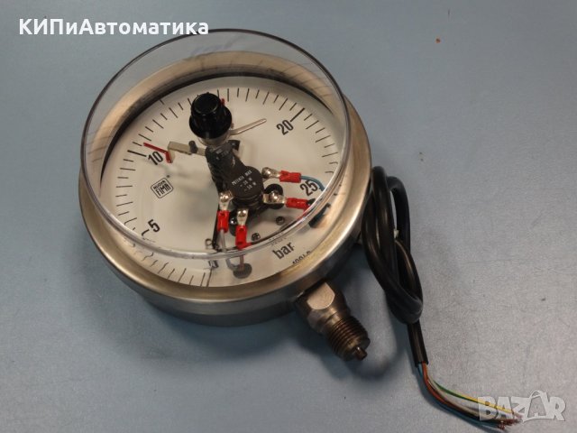 Ел. контактен Манометър с кабел Nuova Fima Ф 160, 25 bar