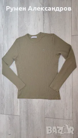 Нова дамска блуза с дълъг ръкав LACOSTE SLIM FIT р-р 42/L