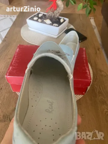 Дамски кожени мокасини, снимка 9 - Дамски ежедневни обувки - 50325067