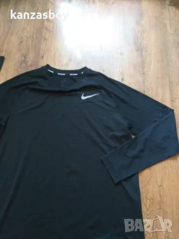 Nike Element Top - страхотна мъжка блуза КАТО НОВА Л , снимка 3 - Блузи - 47669397
