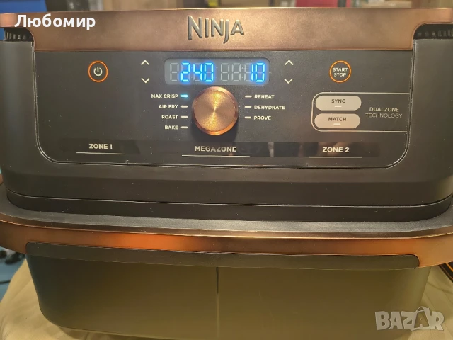 Фритюрник с горещ въздух Ninja Foodi FlexDrawer AF500EUCP,, снимка 4 - Фритюрници - 51176872