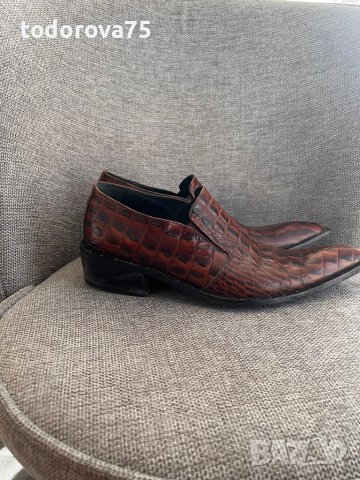 Екстравагантни мъжки обувки от естествена кожа 2, снимка 2 - Официални обувки - 42860328
