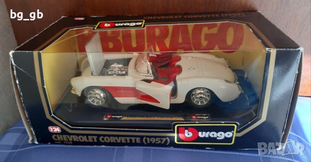 CHEVROLET CORVETTE (1957) BURAGO 1/24, снимка 1