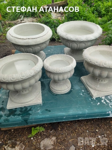 САКСИИ ОТ БЕТОН, снимка 3 - Саксии и кашпи - 54078663