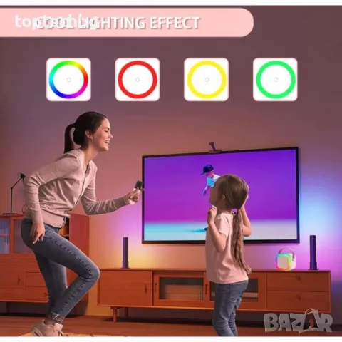 Караоке тонколона с безжичен микрофон K12 с RGB цветомузика, снимка 10 - Караоке - 48460349