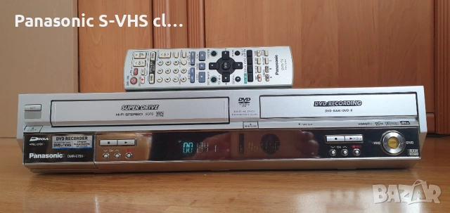 Комбинирано записващо DVD и VHS записващ Hi-Fi stereo с 6 глави ,Sp/Lp, снимка 2 - Плейъри, домашно кино, прожектори - 54018411