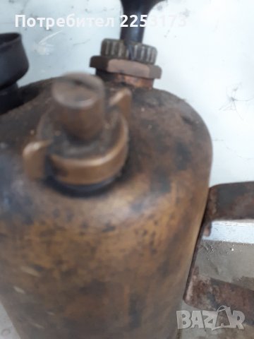 Голяма месингова лампа, снимка 2 - Антикварни и старинни предмети - 42356205