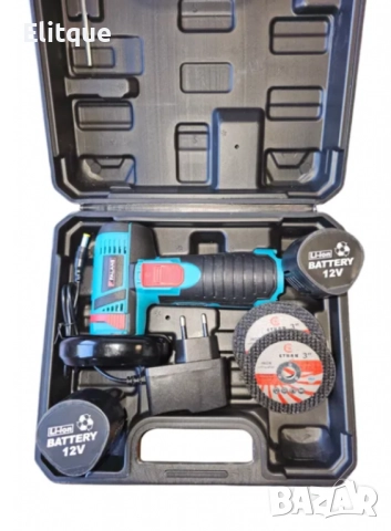 Акумулаторен ъглошлайф 12V – Компактен, мощен и удобен, снимка 6 - Ъглошлайфи - 52657470