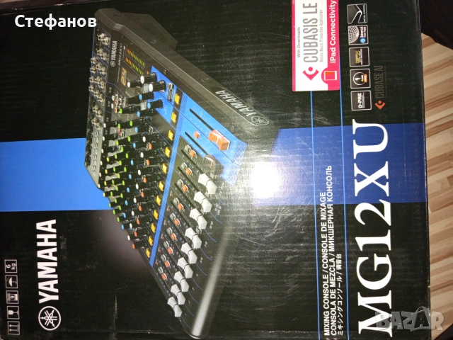Миксер конзола Yamaha MG12XU, снимка 6 - Ресийвъри, усилватели, смесителни пултове - 53132694