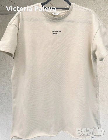 PENN&INK N.Y. Тениска „We are in love“ – oversized, 100% органичен памук