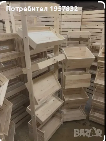 Стелаж за хляб с регулиращи се рафтове