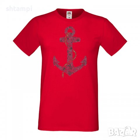 Мъжка тениска Anchor,котва Изненада,Подарък,Празник , снимка 2 - Тениски - 36812578