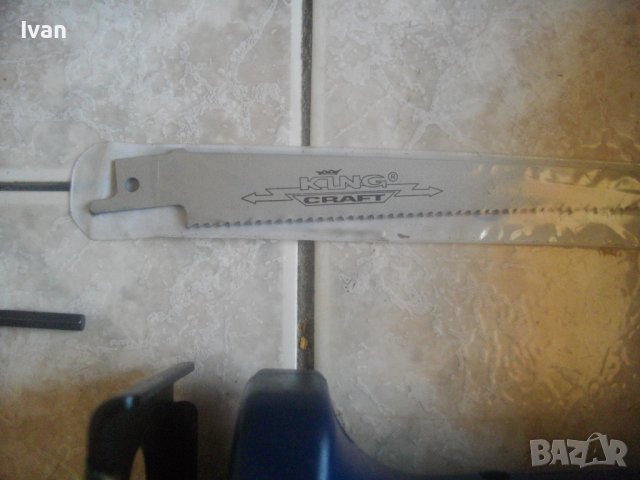 Нов Немски Саблен Реципрочен Трион-Ел.Ножовка-Реже 15 см-KING CRAFT, снимка 5 - Други инструменти - 37287731