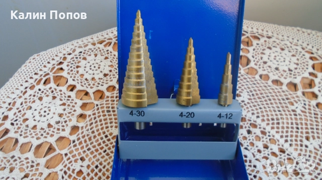 Конплект боркони за разширяване на отвори/борчета/ 3бр., снимка 2 - Други инструменти - 52623148