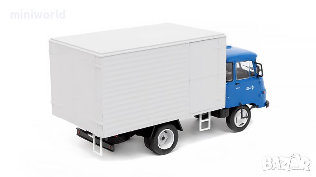 Robur LO 3000 фургон 1973 - мащаб 1:43 на DeAgostini моделът е нов в блистер, снимка 2 - Колекции - 44414667