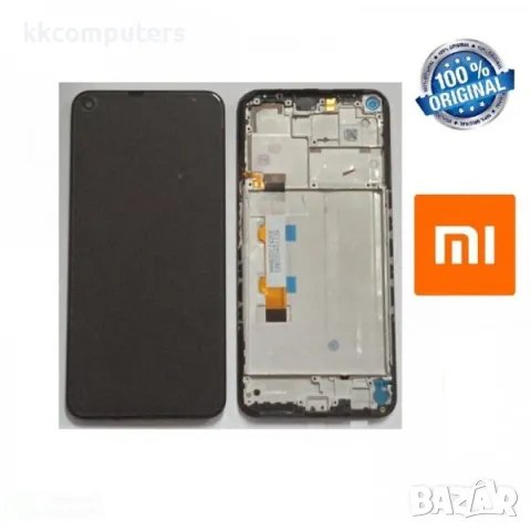 LCD Дисплей за Xiaomi Redmi Note 9T (2021) 5600030J2200 / Тъч скрийн / Рамка (Черен) / Service pack 